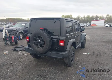 2022 Jeep Wrangler Unlimited Willys from USA, damaged, VIN 1C4HJXDM8NW135415